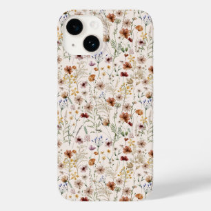 Waterverf Boho Floral Pattern iPhone / iPad case