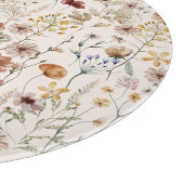Waterverf Boho Floral Pattern Snijplank (Hoek)