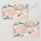 Waterverf Boho Floral Visitekaartje (Voorkant / Achterkant)