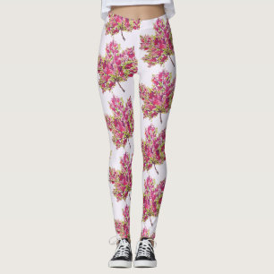 Waterverf Boho in het najaar van lef Leggings