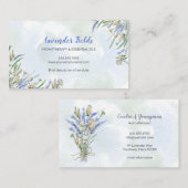Waterverf Boho Lavender Visitekaartje (Voorkant / Achterkant)