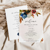 Waterverf Boho - programma Floral paper bij marine Flyer