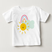 Waterverf Boho Regenboog en Zon  (Voorkant)