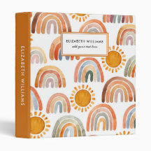 Waterverf Boho Regenboog en Zonneboog Kinderen