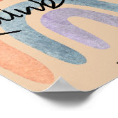 Waterverf Boho regenboog / Hoeveel regenbogen Post Poster (Hoek)