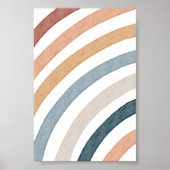 Waterverf Boho regenboog poster (Voorkant)