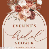 Waterverf Boho Terracotta Servetten Bruidsdouche