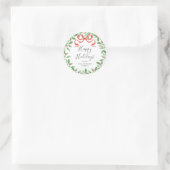 Waterverf Boog Persoonlijke Cadeau Sticker (Tas)