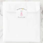 Waterverf - Bookplaat Vierkante Sticker (Tas)