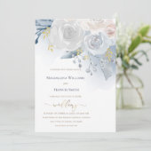 waterverf bord | bruiloft kaart (Staand voorkant)