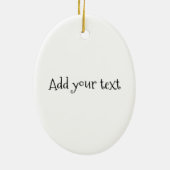 Waterverf Border Collie & Flowers Keramisch Ornament (Achterkant)