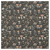 Waterverf Bos groen Paddenstoelen Herfst Stof (Swatch)