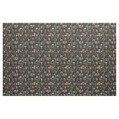 Waterverf Bos groen Paddenstoelen Herfst Stof (Fat Quarter)