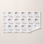 Waterverf Bosdieren Bad Handdoek (Handdoek)