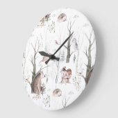 Waterverf Bosdieren Grote Klok (Hoek)