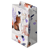 Waterverf bosdieren Hartelijk dank voor het cadeau Klein Cadeauzakje (Voorkant Gekanteld)