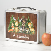 Waterverf bosdieren houtdruk (In situ)