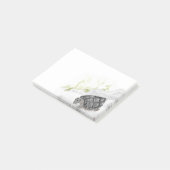 Waterverf bosschildpad post-it® notes (Schuin)