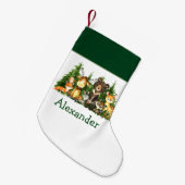 Waterverf Bossen Kleine Kerstsok (Voorkant (Hangend))