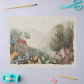 Waterverf bossen tissuepapier (Craft)