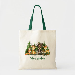 Waterverf Bossen Tote Bag