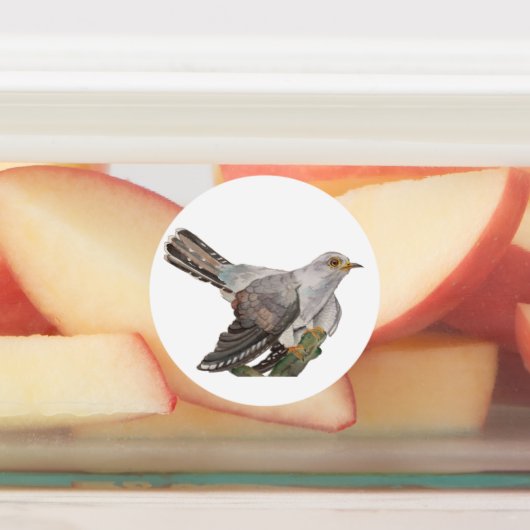 Waterverf bosvogels labels (Aangebracht)