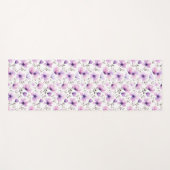 Waterverf botanisch bloemmotief yogamat (Voorkant (horizontaal))