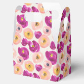 Waterverf Botanisch patroon Bedankdoosjes (Geopend)