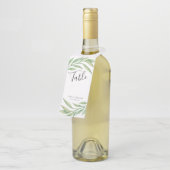 Waterverf Botanische boodschappentafel Flessenhanger (Schuin)