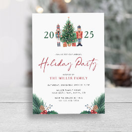 Waterverf Botanische feestdagen Kaart