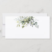 Waterverf Botanische Greenery Gift Certificate (Achterkant)