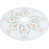 Waterverf botanische kerst kerstboom rok (Gekanteld)