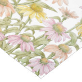 Waterverf botanische kunst lange tafelloper (Hoek)