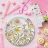 Waterverf botanische kunst papieren bordje (Feest)