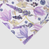 Waterverf Botanische Lavendel Wildflower Boho Tissuepapier (Detail)