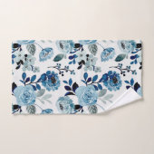 Waterverf botanische marinescheepvaart bad handdoek (Handdoek)