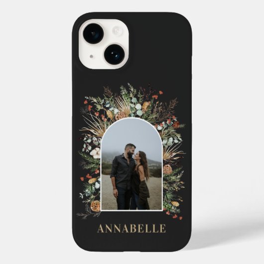 Waterverf botanische moderne folieboogfoto Cas Case-Mate iPhone Case (Achterkant)