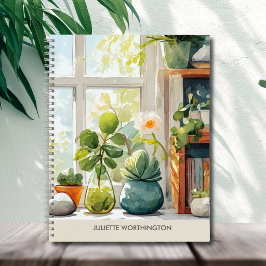 Waterverf Botanische Tuin Persoonlijk Notitieboek