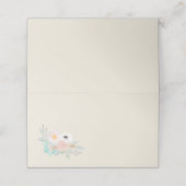 Waterverf Bouquet, bordjes (Buitenkant ongevouwen)