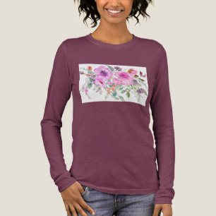 Waterverf Bouquet Tri-Blend Shirt