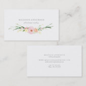 Waterverf Bouquet | Visitekaartjes (Voorkant / Achterkant)