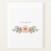 Waterverf Bouquet Wedding Blush ID654 Planner (Achterkant)