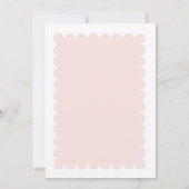 Waterverf Bow Champagne Glas Vrijgezellenfeest Kaart (Achterkant)