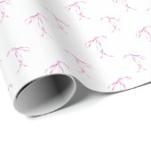 Waterverf Bow Pattern Wrapping Paper Roll Cadeaupapier (Rol Hoek)