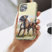 Waterverf Boxer Hond Case-Mate iPhone Case
