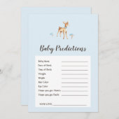 Waterverf Boy Deer Baby Predicted Game (Voorkant / Achterkant)