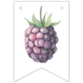 Waterverf bramen 1e verjaardagsfeestje vlaggetjes (Eerste vlag)