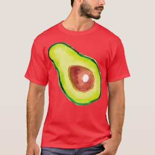 Waterverf Breakfast Avocado T-shirt