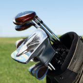 Waterverf Breikende Orca Whale Golfheadcover (Insitu)