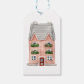 Waterverf Brick House Cadeaulabel (Voorkant)